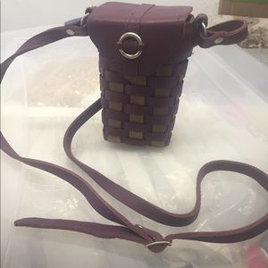 Longaberger purple purse